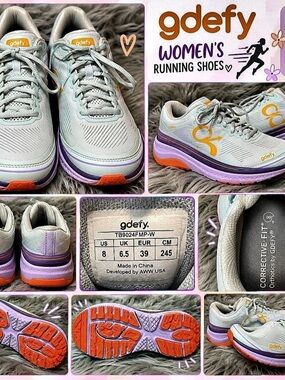 gdefy Corrective Fit Women's Athletic Shoes US 8